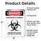 Signmission Danger Corona Outbreak OSHA Notice Sign, Vinyl Decal, 5in W x 7in L, 2PK OS-2PACK-NS-D-57-25570 - alternate 4